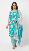 JP Cotton Printed Kurti With Bottom Dupatta Bulk Orders In India